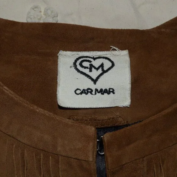 Carmar Suede Leather Fringe Jacket - Picture 6 of 9